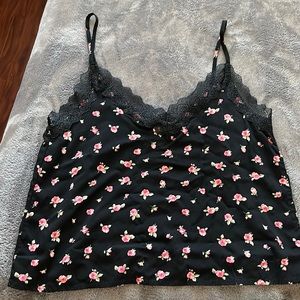 Forever 21 Floral print tank top, crop top. Size medium